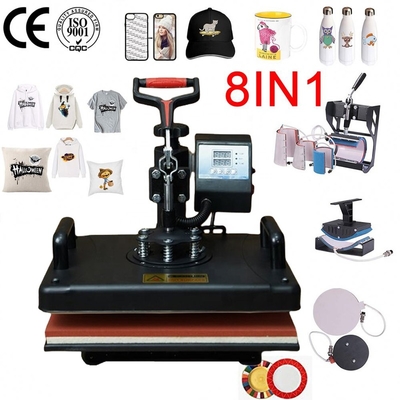 Adjustable Thermostat Factory 15 in 1 Heat Press Machine Sublimation Machine for Mug/Hat/T-shirt/Shoe/Pen/Football/Volleyball