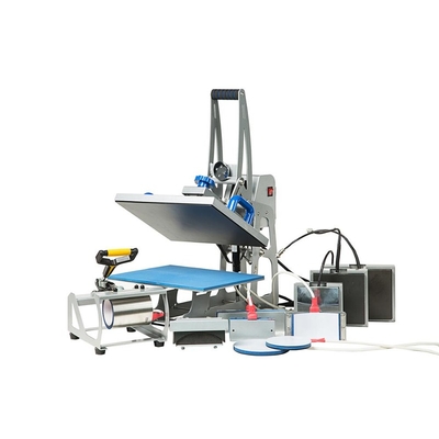 Home Use Factory Direct 9 in 1 Combo Universal Automatic Open T-shirt Printing Sublimation Heat Press Machine